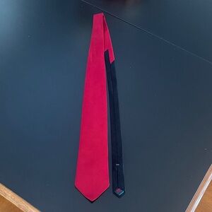 Tommy Hilfiger Bold Red and Black Tie
